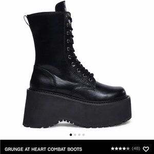 Dolls Kill Combat Boots